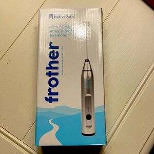 NativePath Rechargeable Electric Frother New In Box